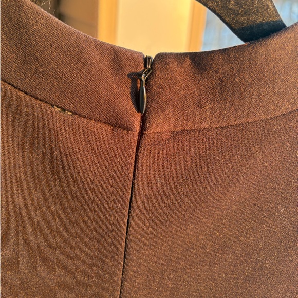 🆕 Eliza J Tweed Mock Neck Long Sleeve Dress Embellished Buttons Size 10 Office - Picture 8 of 17